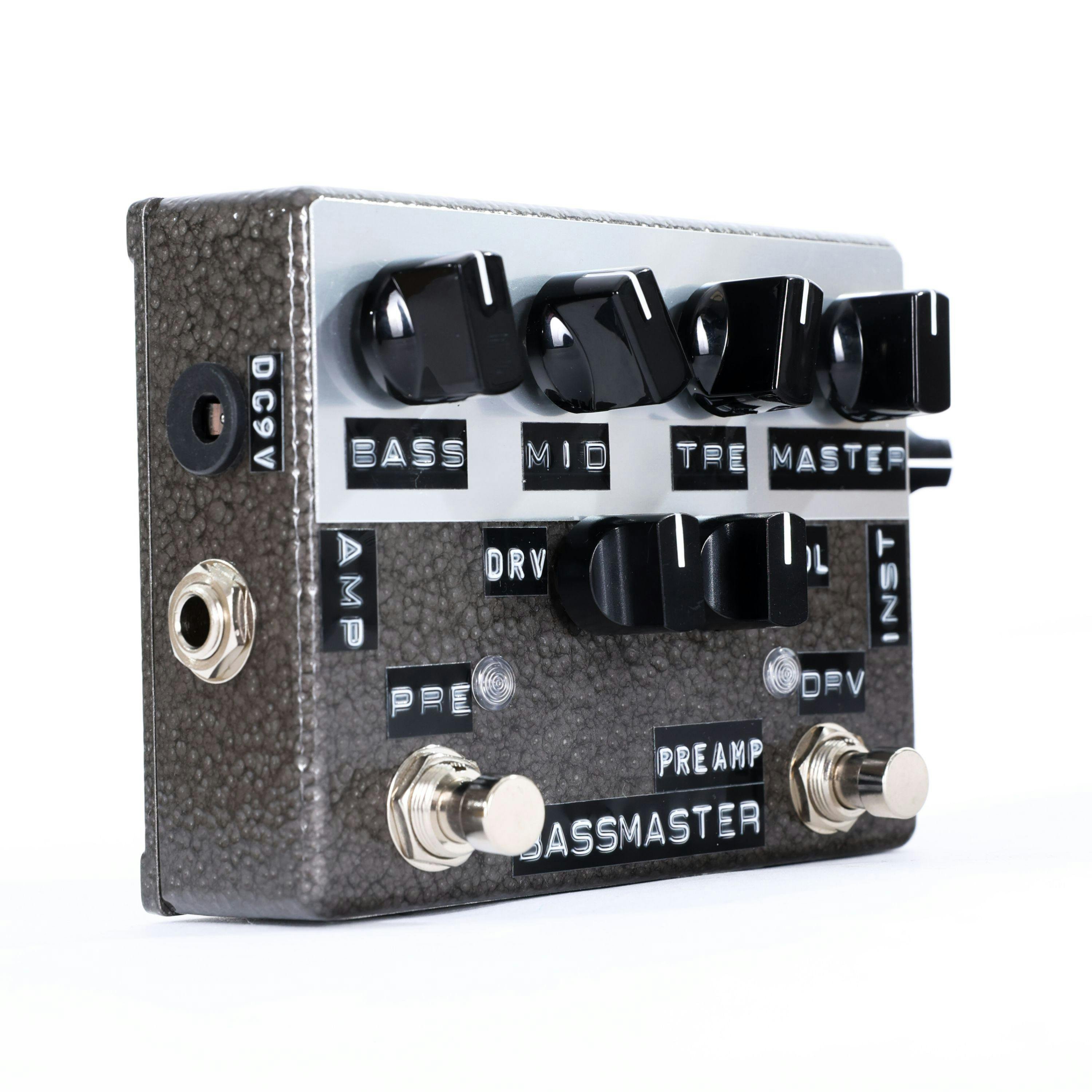 Shin's Music Bass Master Pre-Amp Pedal in Grey Hammertone